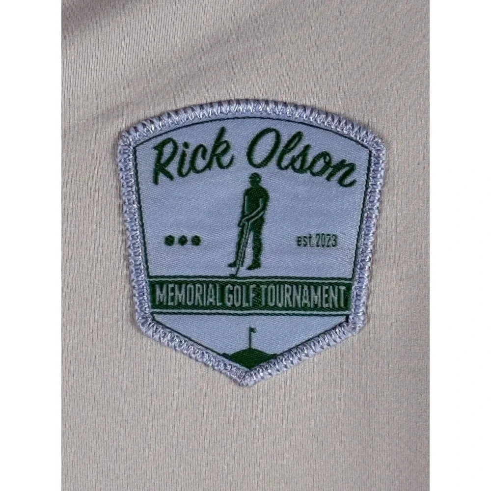 Swannies Rick Olson Memorial Golf Tournament Pullover Long‎ Sleeve Gray Mens L